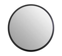 Round Medium Black Wall Mirror | Athena
