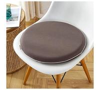 Round Memory Foam Chair Cushion - Soft Comfortable Stool Pad with Elastic, 4CM Thickness for Home Office