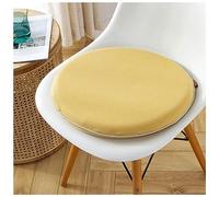 Round Memory Foam Chair Cushion - Soft Comfortable Stool Pad with Elastic, 4CM Thickness for Home Office