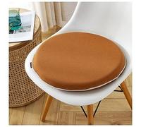 Round Memory Foam Chair Cushion - Soft Comfortable Stool Pad with Elastic, 4CM Thickness for Home Office