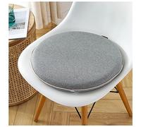 Round Memory Foam Chair Cushion - Soft Comfortable Stool Pad with Elastic, 4CM Thickness for Home Office