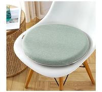 Round Memory Foam Chair Cushion - Soft Comfortable Stool Pad with Elastic, 4CM Thickness for Home Office
