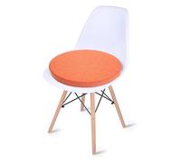 Round Memory Foam Chair Pad - Detachable Circle Bar Stool Cushions with Zipper for Office, Kitchen, Dining & Bedroom - Comfortable Seating Solutions for Home & Commercial Use