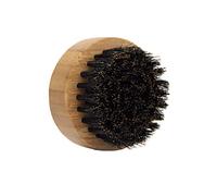 Round Men Beard Brush Wood Handle Beard Grooming Brush For Facial Hair Soft Boar Bristle Brush For Face Massage Beauty