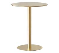 Round Metal Coffee TableSmall Cocktail Bistro Table for Home Office & DiningStylish Accent & Bedside TableModern Design Durable & Versatile
