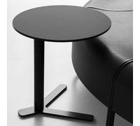 Round Metal End Table, Small Martini Table for Living Room, Bedroom, Patio, and Bar - Perfect Bedside or Sofa Side Table