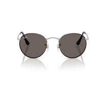 Round Metal Matte Havana Matte Silver / Dark Grey