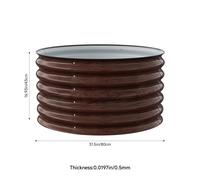 Round Metal Raised Garden Bed