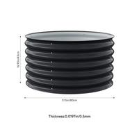 Round Metal Raised Garden Bed
