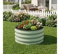 Round Metal Raised Garden Bed, 60cm Dia x 30cm H