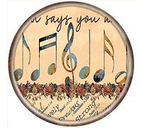 Round Metal Tin Sign God Said You Are Unique Special Cute Precious Strong Choose Forgive Music Poster Vintage Tin Sign Hippie Wall Decor 6x6 inch