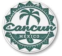 Round Metal Tin Sign Rustic Wall Decor Cuzco Mexico Wreath Sign Wall Hanging Plaque Farmhouse Parlor Home Garden Porch Wall Decor 8x8inch