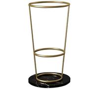 Round Metal Umbrella Stand - Durable Double Floor Holder for Easy Access & Organization in Hotel Lobbies, Entryways & Passages