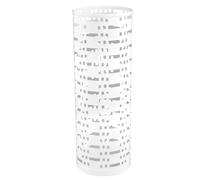 Round Metal Umbrella Stand, White Cube nizer for Walking Canes, Stylish and Storage Solution for Home and Office Use