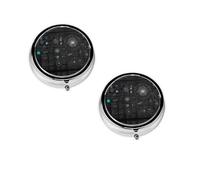 Round Mini Medicine Box Abstract Science Chemistry Illustration 3D, Three Spaces, Light and Portable