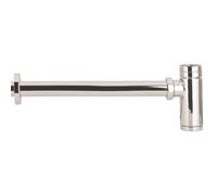 Ceramic Accessories Round Minimalist Bottle Trap - Chrome - Balterley