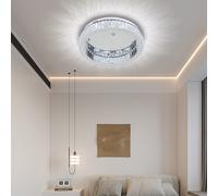 (Round) Modern Crystal Ceiling Light Wider Illumination Range