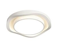 Round Modern Flush Mount Lighting Fixture Contemporary Saving Lighting, Nordic Style Bedroom Cloakroom Ceiling Lamp Fixture Double-layer Lighting Fixtures Ceiling For Bedroom