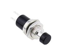 Round Momentary Push Button Switch Press The Self-Reset PBS-110 7mm Normally Open Closed 1NO1NC 6Pcs(7,1NO)