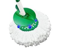 Round Mop Replacement - Rotating MopHead, Microfiber Refill Pad, Washable Design Microfiber RefillPad with Machine Washable Design | Mop Replacement spinHeads, FloorMop Refill for Laminate Wooden Sur