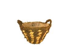 Round Moss Planter with Liner Indoor Outdoor Garden Plant Pot Basket | Indoor & Outdoor Use, Round Shape, Includes Liner, Garden Plant Basket