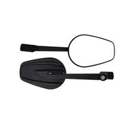 Round Motorcycle Mirrors 1 Pair Universal 8/10MM Motorcycle Rearview Mirror True Carbon Fiber Mirror Modified Rear Mirror Motorbike Accessorie