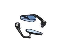 Round Motorcycle Mirrors For Ducati For BMW For Suzuki For Kawasaki Handle Bar End Mirror 7/8" 22 Mm Side Rearview Mirrors Smoke Blue Lens