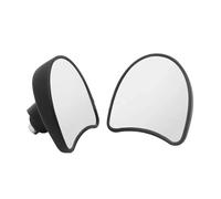 Round Motorcycle Mirrors For Electra Glide For Ultra Limited Tri Glide 14-22 Motorcycle Rearview Mirror Inner Batwing Fairing Mount Side Rear Mirrors(Black)
