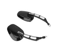 Round Motorcycle Mirrors For Royal For Enfield Bullet/Meteor/Classic 350 500 Interceptor 650 CNC Motorcycle Bar End Mirrors Retro Handlebar Tip Rearview