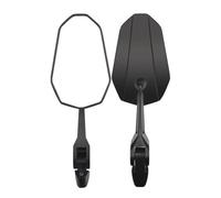 Round Motorcycle Mirrors Motorcycle Rearview Mirror Adjustment Universal Modified Rearview Mirror Waterproof Aluminum Aos9 Side Mirror(H3439 White Mirror)