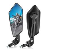 Round Motorcycle Mirrors Rear View Mirror Reflector Adjustable Rotatable Handlebar Mirror Clear Rearview Electric Scooter Cycling Bicycle Accessorie