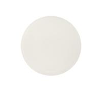 Round Mouse Pad Leather White - Non-Slip and Perimeter Stitching