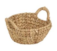 URBNLIVING Natural Handmade Water Hyacinth Woven Storage Baskets for Home Organization, Durable & Versatile Design for Living Room, Bedroom, and Office