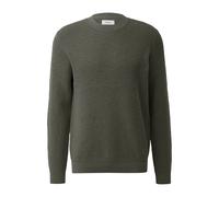 Round Neck Knit Pullover with Textured Pattern s.Oliver Vert 3XL