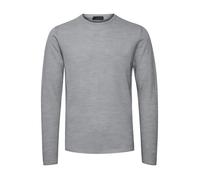 Round neck knit sweater Casual Friday kent merino Gris L