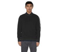 Round Neck Knitted Jumper with Textured Pattern s.Oliver Noir L