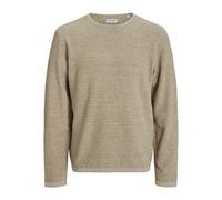 Round neck knitted sweater Jack & Jones George Beige XS