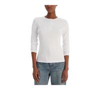 Round Neck Long Sleeve Buttoned Knitwear S