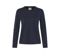Round neck long sleeve jumper for women Ichi Luls Bleu XL