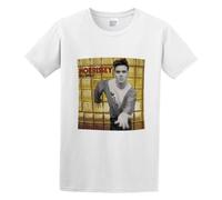 Round Neck Mens T-Shirt, Summer Trendy Clothing Morrissey Kill Uncle Mens T-Shirt Size M White