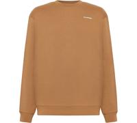 Round Neck Printed Sweatshirt KnowledgeCotton Apparel Orange XL