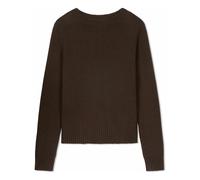 Round Neck Sweater 4 Threads Cashmere Chocolate S