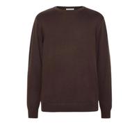 Round neck sweater KnowledgeCotton Apparel Merino Marron XL