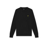 Round neck sweater Lyle & Scott Lambswool Blend Noir L