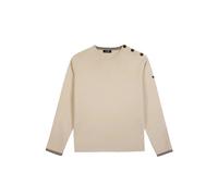 Round neck sweater TBS Loran Beige XL