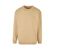 Round neck sweatshirt Build Your Brand Beige 2XL