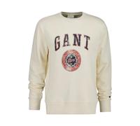 Round neck sweatshirt Gant Graphic Blanc XL