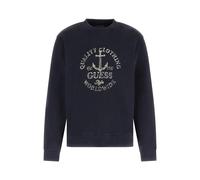 Round neck sweatshirt Guess Washed Logo Vert S