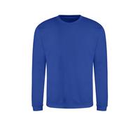 Round neck sweatshirt Just Hoods Awdis Bleu M