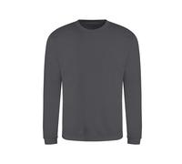Round neck sweatshirt Just Hoods Awdis Gris M